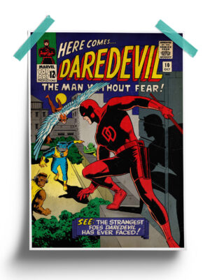 Marvel : Daredevil Vintage Comics Poster