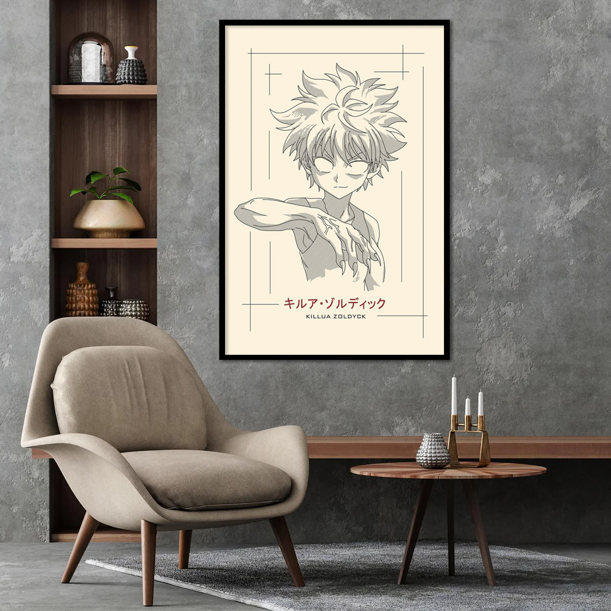 Vintage Killua Hunter x Hunter Poster