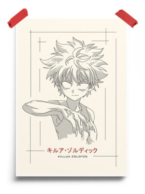 Vintage Killua Hunter x Hunter Poster
