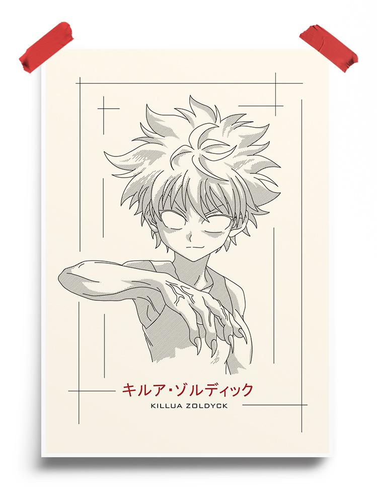 Vintage Killua Hunter x Hunter Poster