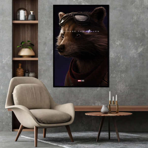 Rocket - Avengers Endgame Official Poster