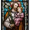 Saint Joseph Baby Jesus Christ Poster