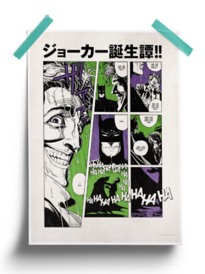 DC Comics Batman & Joker Manga Poster