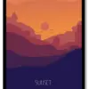 Sunset fantasy Poster
