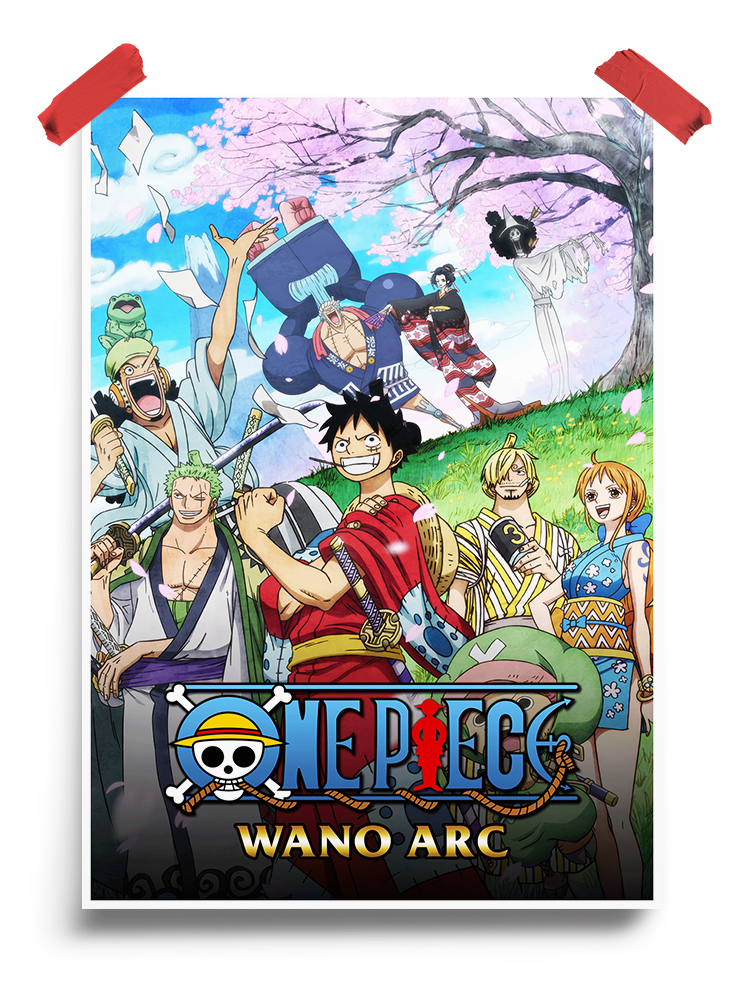 One Piece Wano arc anime Poster