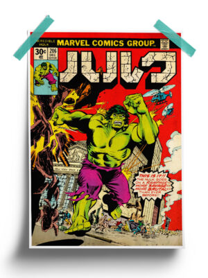 Marvel : Vintage Hulk Poster