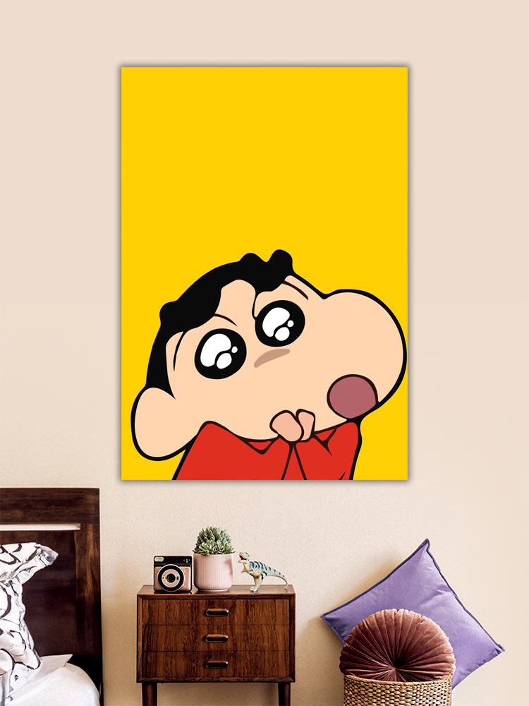 Crayon Adorable Shinchan Art Poster