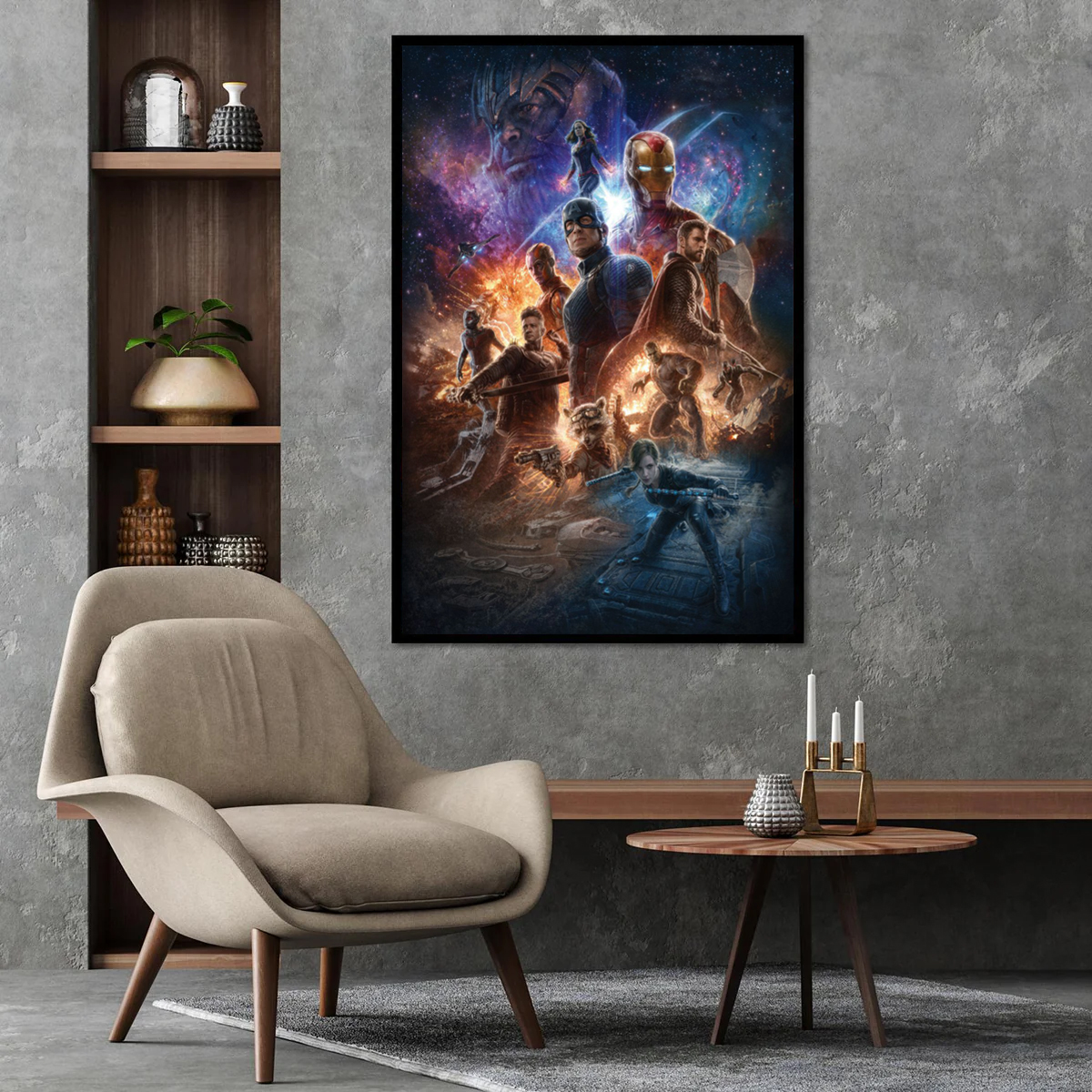 Battle in Space - Avengers Endgame Official Poster