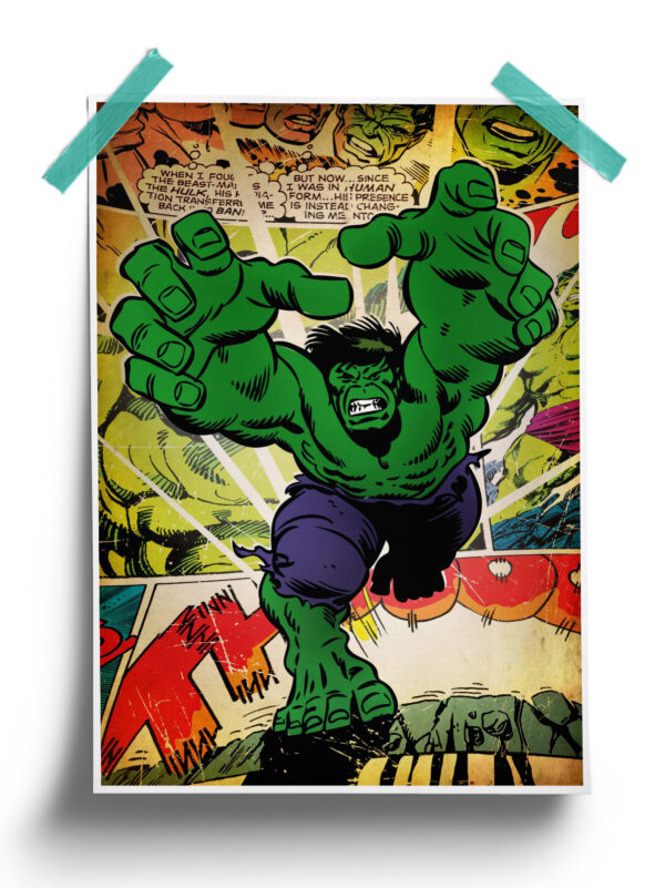 Marvel : Green Hulk Poster