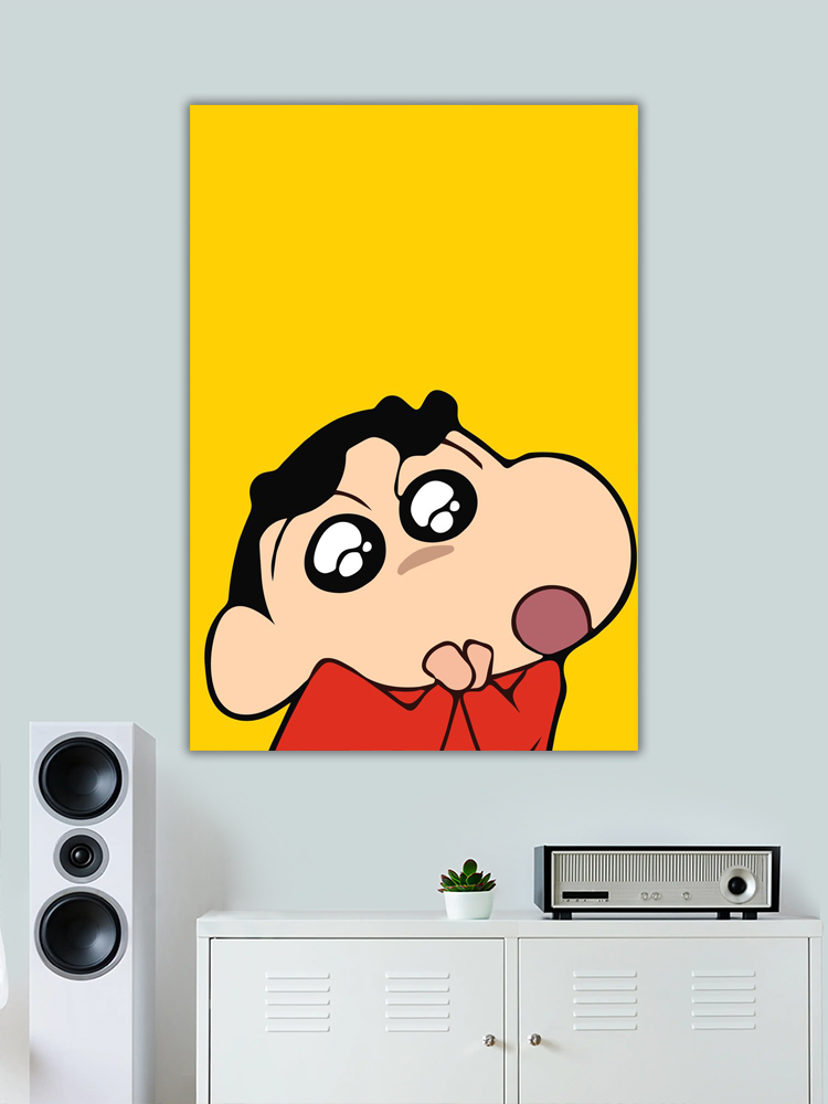 Crayon Adorable Shinchan Art Poster