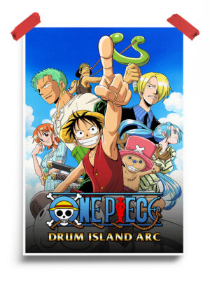 One Piece Drum island arc anime Poster