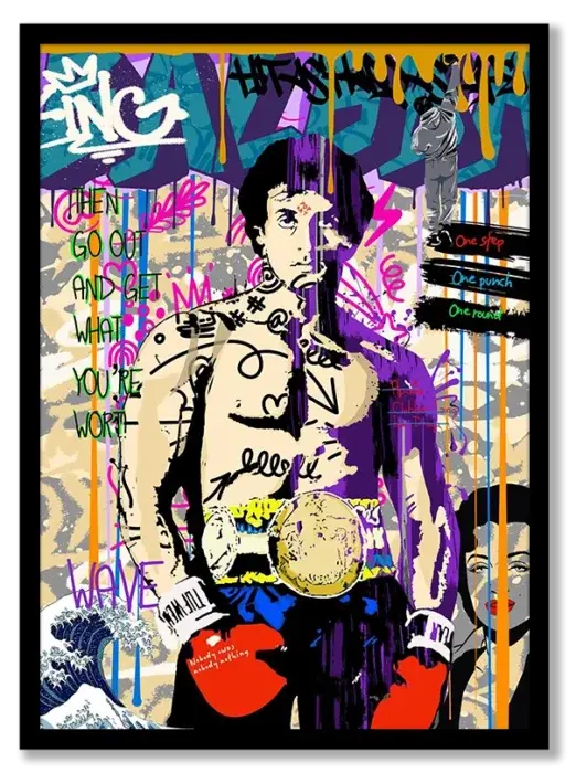 1-5-scaled-1.webp Rocky Balboa Graffiti Poster