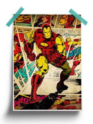 Marvel : Vintage Iron Man Poster