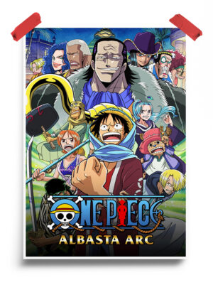 One Piece albasta arc anime Poster