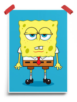 Grumpy SpongeBob Poster