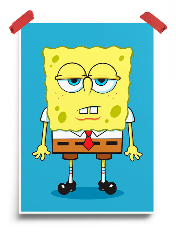 Grumpy SpongeBob Poster