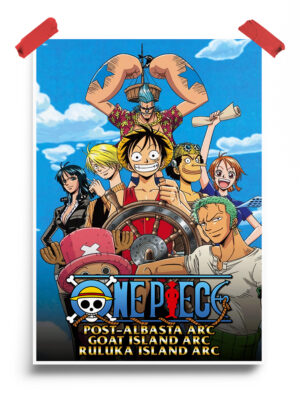 One Piece Goat Island arc anime Poster