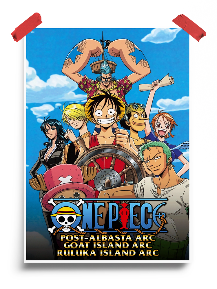 One Piece Goat Island arc anime Poster