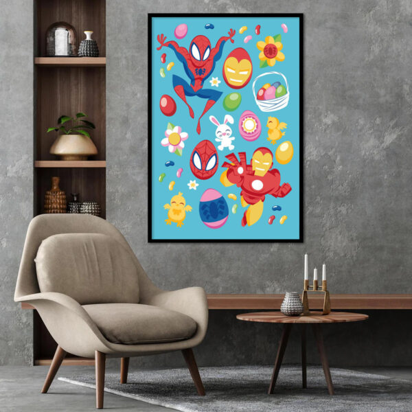 Red, Blue and Yellow - Marvel Official Poster