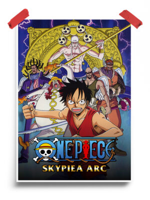 One Piece skypiea arc anime Poster