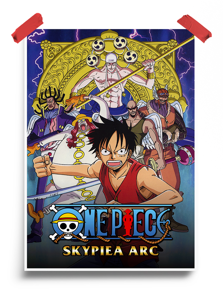One Piece skypiea arc anime Poster