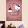 Libra Hello Kitty Zodiac Poster