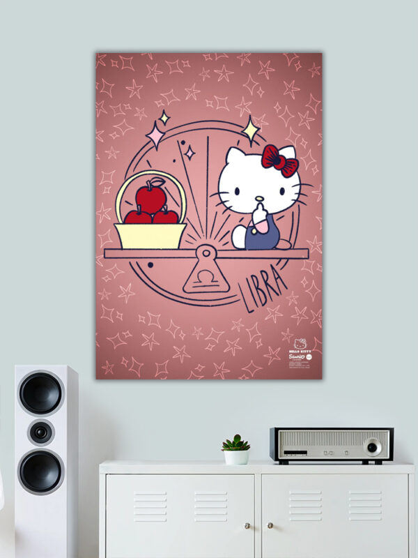 Libra Hello Kitty Zodiac Poster