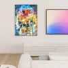 Dragon Ball | Goku Vegeta Evolution anime Poster