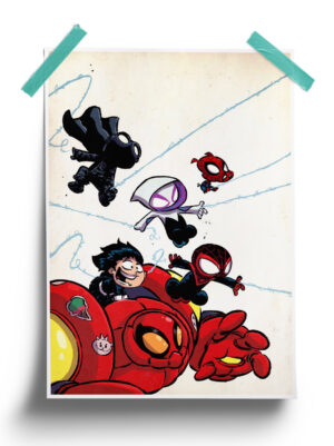Marvel Comics Spider Man Gang Poster