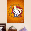 Leo Hello Kitty Zodiac Poster