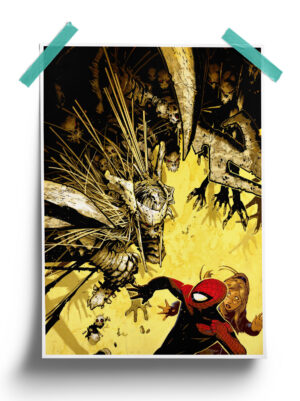 Marvel Comics Attack Spider Man Poster