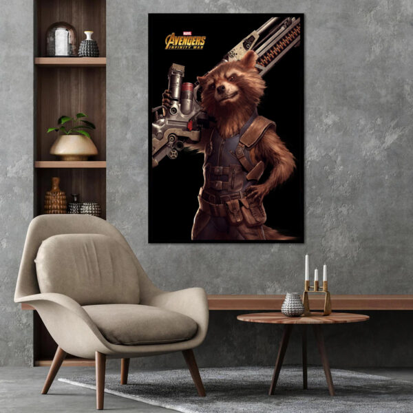 Rocket - Infinity War Heroes Poster