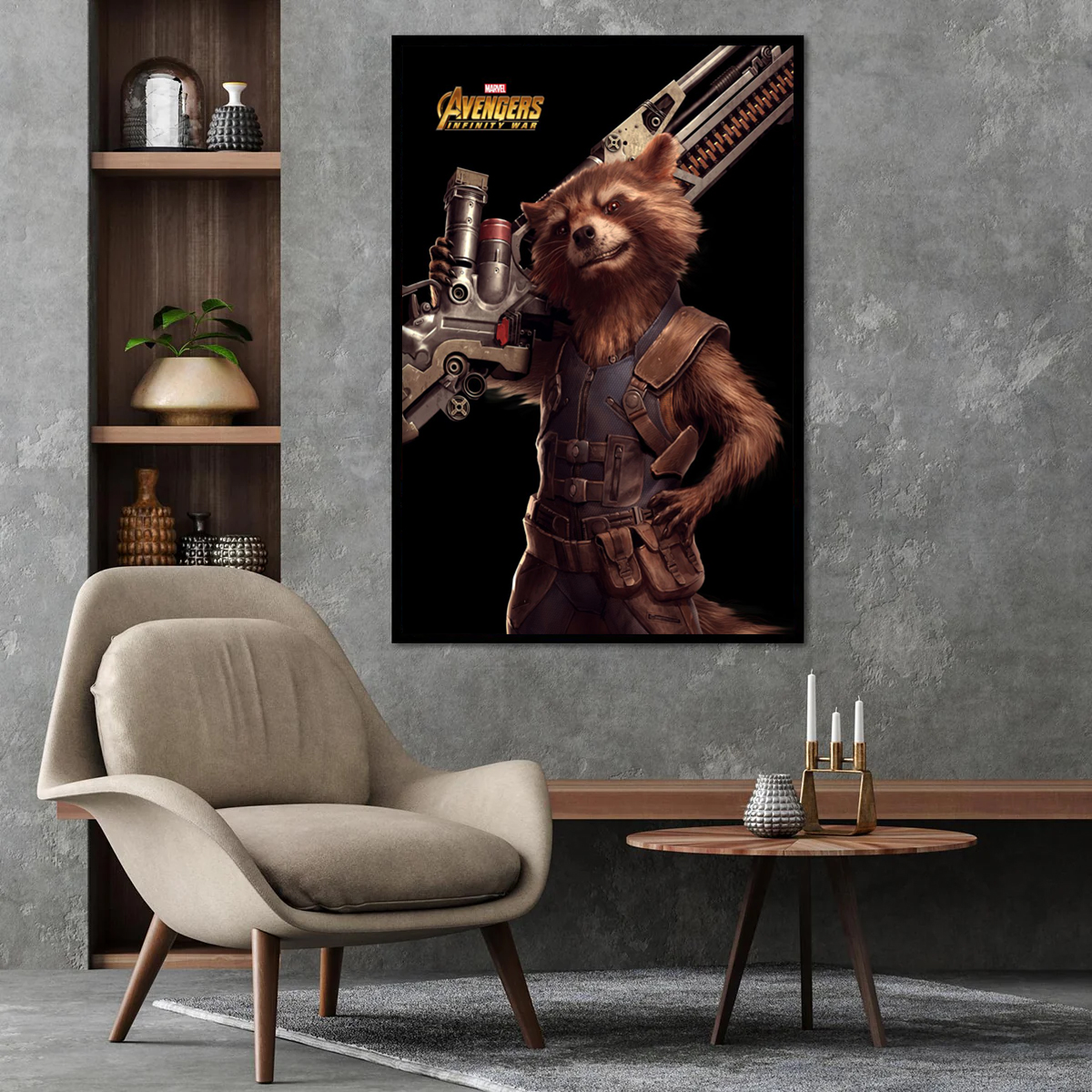 Rocket - Infinity War Heroes Poster