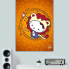 Leo Hello Kitty Zodiac Poster