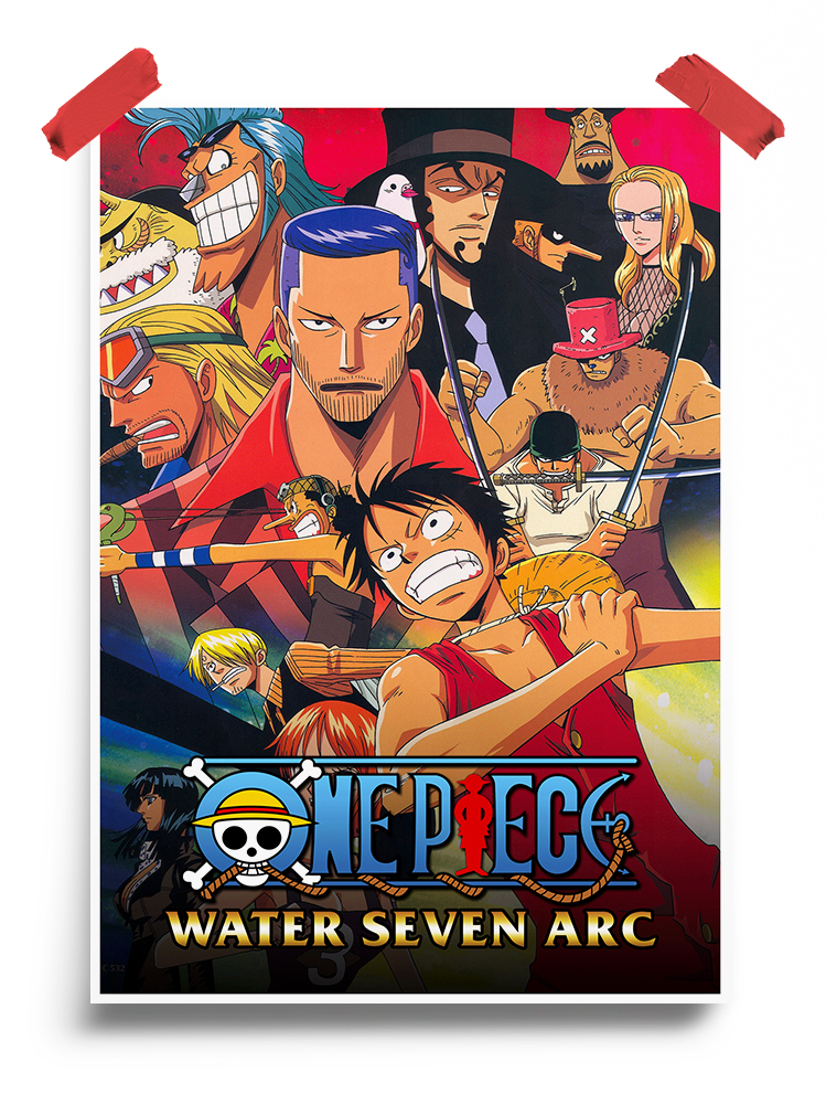 One Piece water seven arc anime Poster