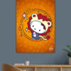 Leo Hello Kitty Zodiac Poster