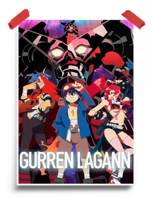 Gurren Lagann anime Poster