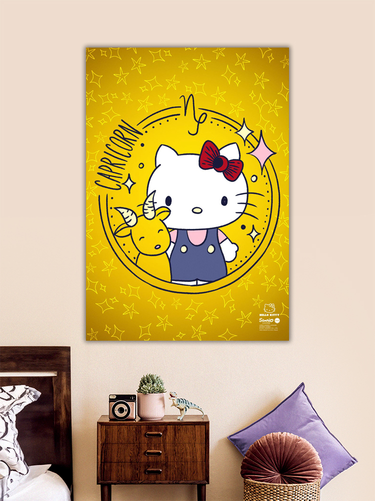 Capricorn Hello Kitty Zodiac Poster