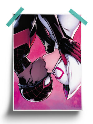 Marvel Comics Gwen in Love Spider Man Poster