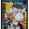 Bored Monkey Poster