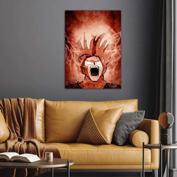 Dragon Ball | Red Goku anime Poster
