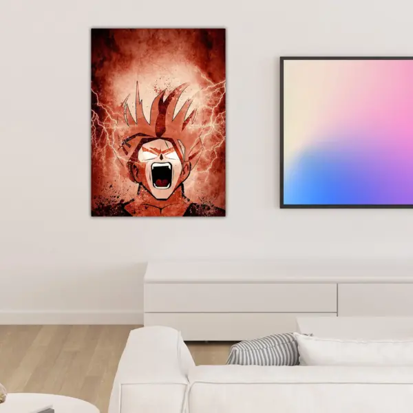 Dragon Ball | Red Goku anime Poster