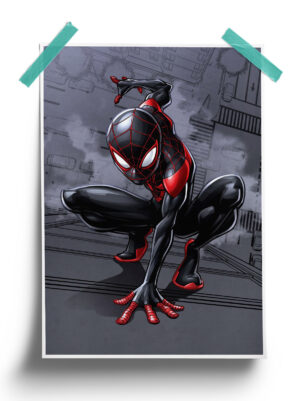 Marvel Comics Miles Morales Spider Man Poster