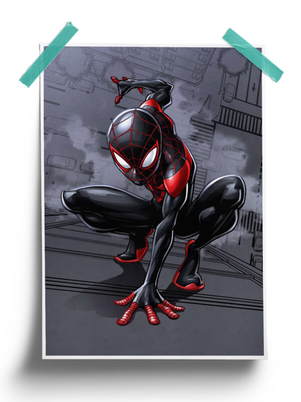 Marvel Comics Miles Morales Spider Man Poster
