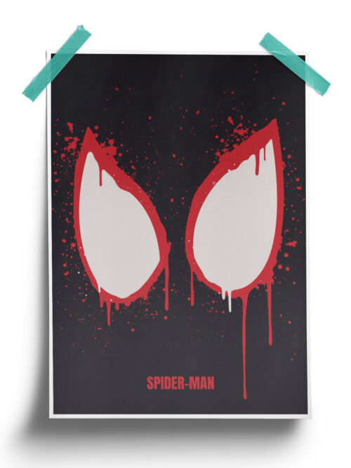 Marvel Comics Minimalistic Spider Man Poster