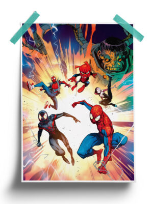 Marvel Comics Spider Verse Team Poster