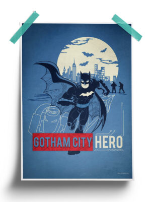 DC Comics Gotham City Hero Poster