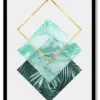 Botanical polygons IV Poster