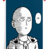 Funny Saitama One Punch Man Poster