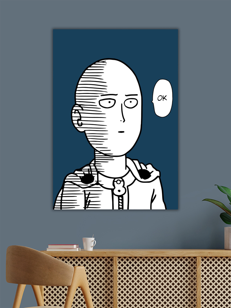 Funny Saitama One Punch Man Poster
